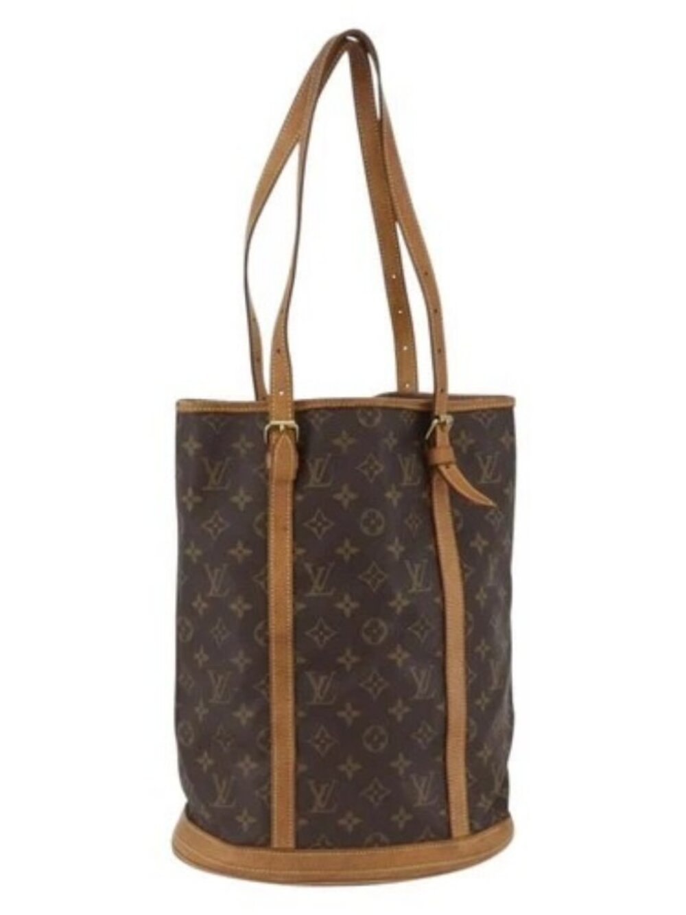 LOUIS VUITTON Monogram Bucket GM Shoulder Bag M42236 LV Auth ki6621